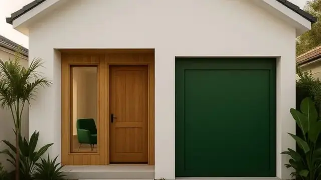 Kombinasi Cat Rumah Warna Hijau dan Putih