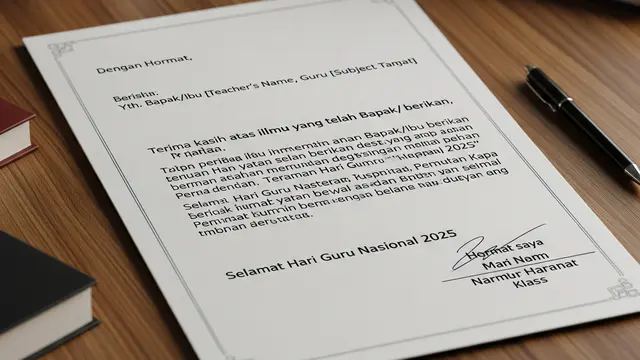 Surat Hari Guru 2025