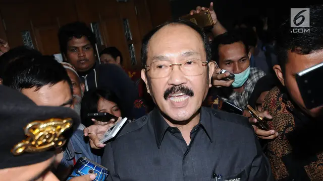Luapan Ekspresi Fredrich Yunadi Usai Didakwa Halangi Penyidikan Kasus Setya Novanto