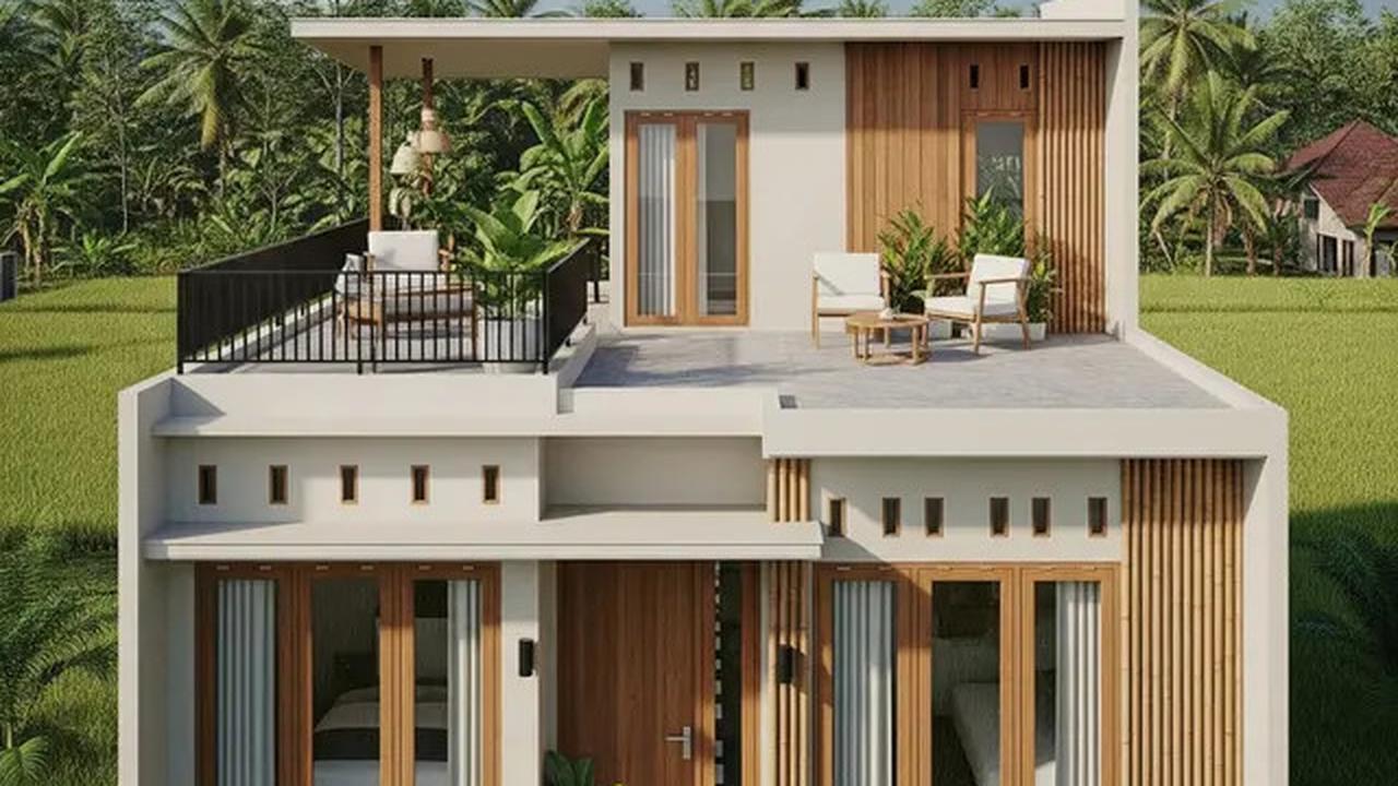 7 Model Rumah Murah Tapi Elegan dengan Atap Datar 2025 di Kampung, Hunian Idaman dengan Budget Terjangkau
