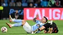 Hasil imbang ini tidak merubah posisi Barcelona di puncak klasemen La Liga 2024/2025 dengan 34 poin dari 14 pertandingan. Sedangkan, Celta Vigo masih tertahan di posisi ke-11 dengan 18 poin. (MIGUEL RIOPA/AFP)