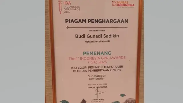 Menteri Kesehatan RI Budi Gunadi Sadikin
