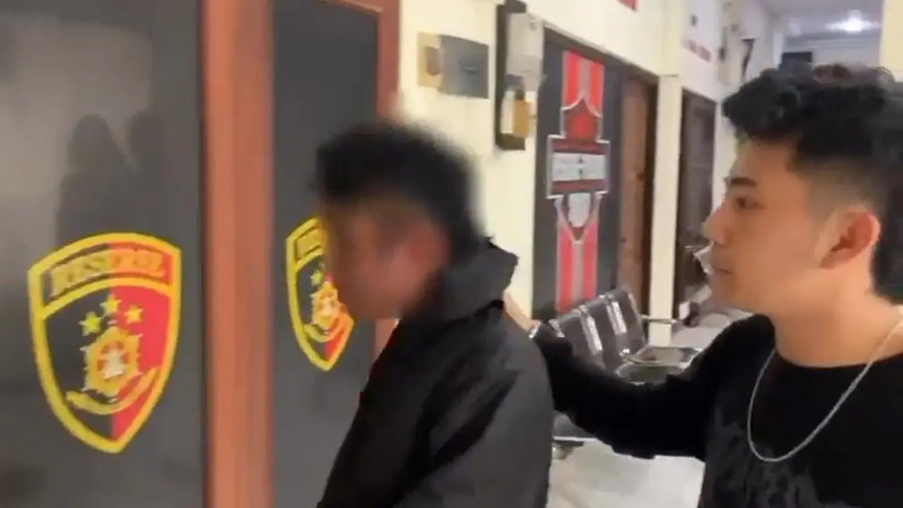 Pelaku pembegalan di Tuban. (Liputan6.com/Ahmad Adirin)