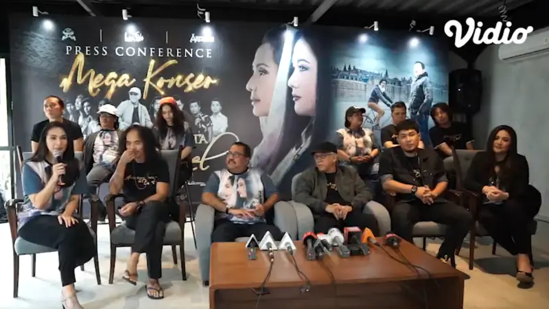 Lihat Keseruan Press Conference Mega Konser Akhir Kisah Cinta Si Doel. sumberfoto: Falcon Pictures