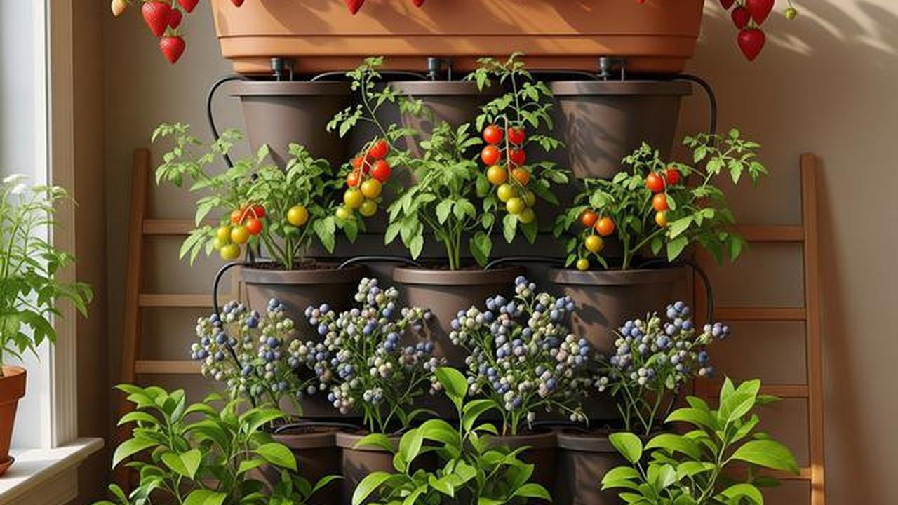 7 Ide Kebun Buah Vertikal di Rumah, Solusi Lahan Sempit tapi Produktif