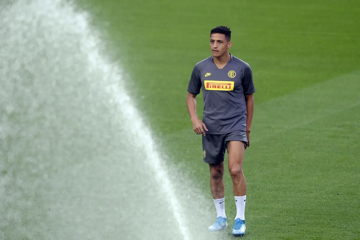 Intip Pemain Inter Milan Latihan Jelang Lawan Barcelona