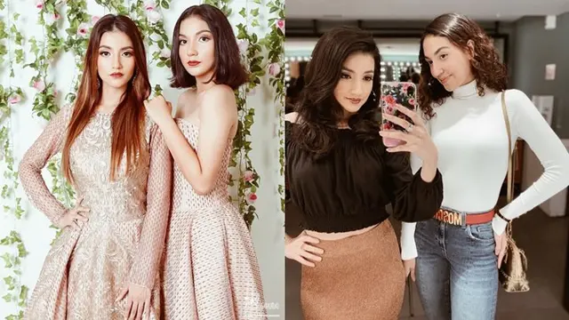 Ghina Raihanah dan Tsania Marwa memiliki wajah yang mirip bak anak kembar