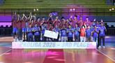 Surabaya Samator akhirnya memastikan diri sebagai peringkat ketiga putra Proliga 2026. Dalam laga penentu atau leg ketiga yang berlangsung di GOR Amongrogo, Yogyakarta, Kamis (23/4/2026) malam, tim asuhan Rodolfo Sanchez sukses menumbangkan Jakarta Garuda Jaya 3-0 (25-19, 25-17, 25-20). (Dok. PBVSI)