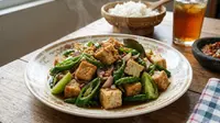 Resep Oseng Tahu Cabai Hijau/AI Generated