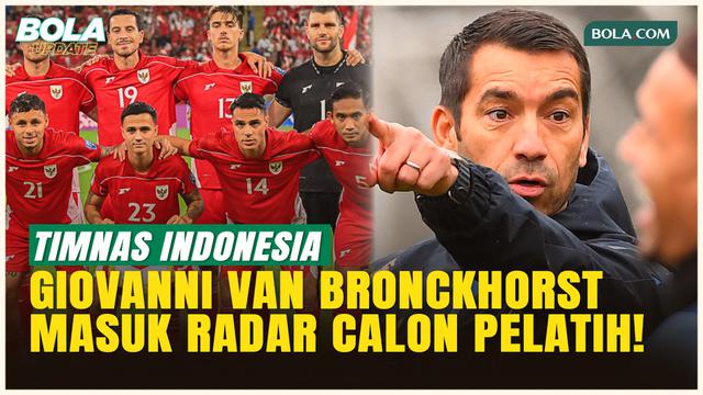 Media Inggris Ungkap Rumor Giovanni van Bronckhorst Isi Kursi Pelatih Timnas Indonesia!