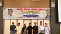 Pemenang lomba pidato tentang Bagindo Aziz Chan 2023 di Sumatera Barat. (Liputan6.com/ ist)