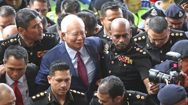 Najib Razak disidang di Mahkamah Kuala Lumpur