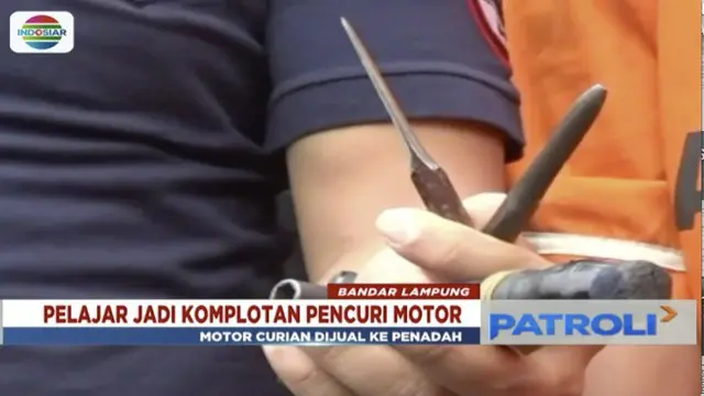 10 Kali Curi Motor, Komplotan Pelajar di Lampung Ditangkap Polisi