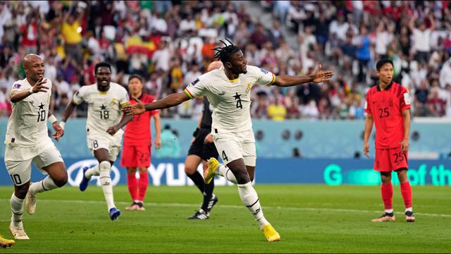 Ghana Kalahkan Korea Selatan di Piala Dunia 2022