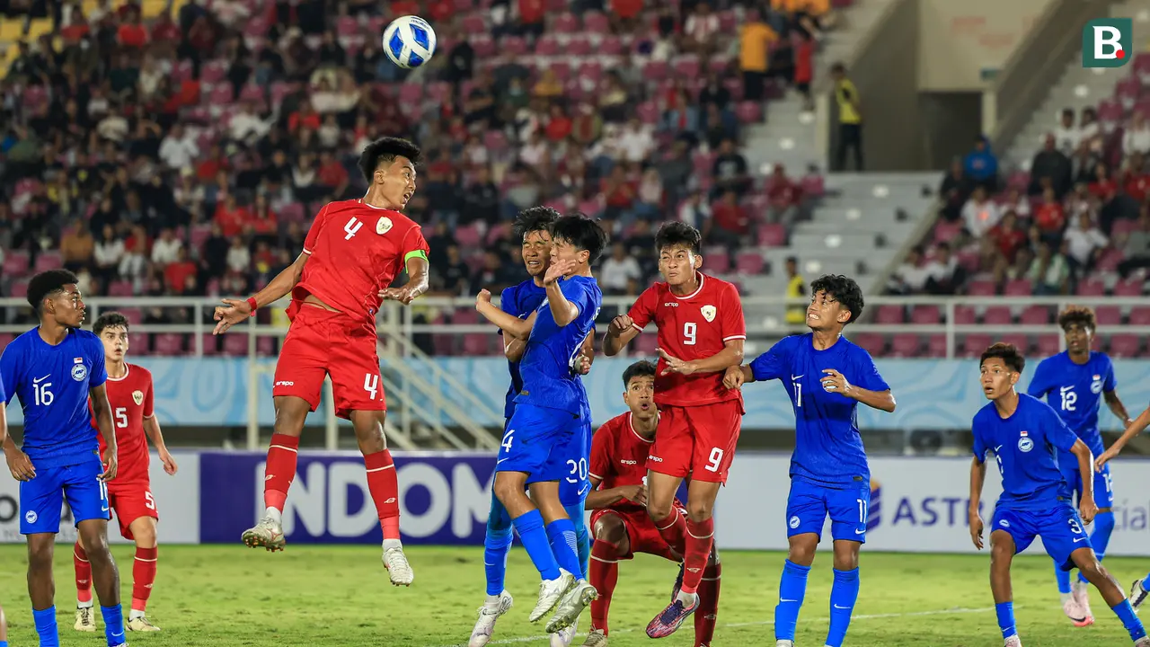 Timnas Indonesia U-16 vs Singapura: Grup A Piala AFF U-16 2024