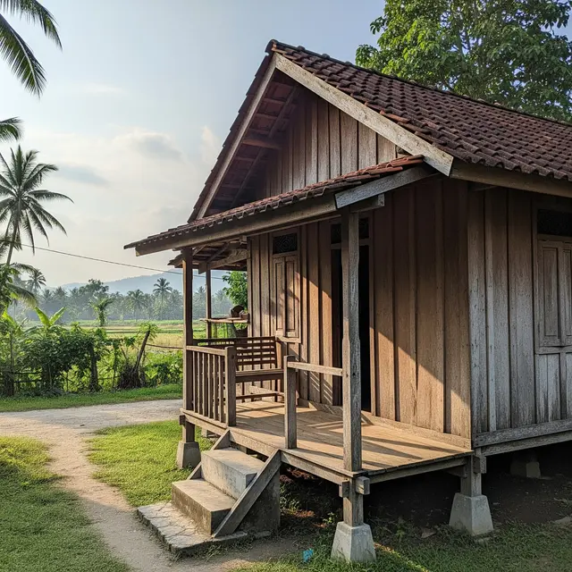 9 Model Teras Rumah Kayu Sederhana yang Cocok untuk Pedesaan, Hadirkan Nuansa Asri