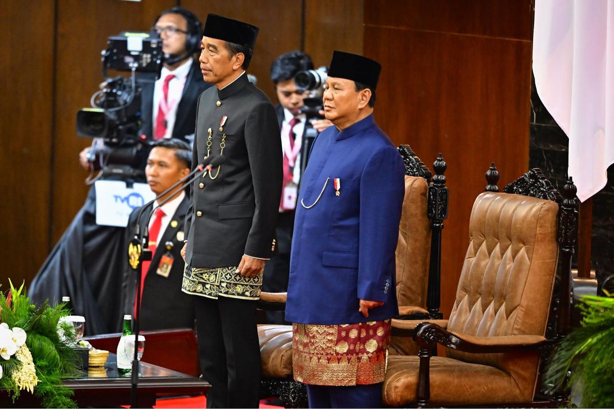 Pelantikan Prabowo dan Gibran sebagai Presiden dan Wapres RI