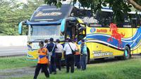 Kementerian Perhubungan (Kemenhub) melalui Direktorat Jenderal Perhubungan Darat melakukan inspeksi dadakan (sidak) di Rest Area Km 45A Tol Jagorawi. (Foto: Kemenhub)