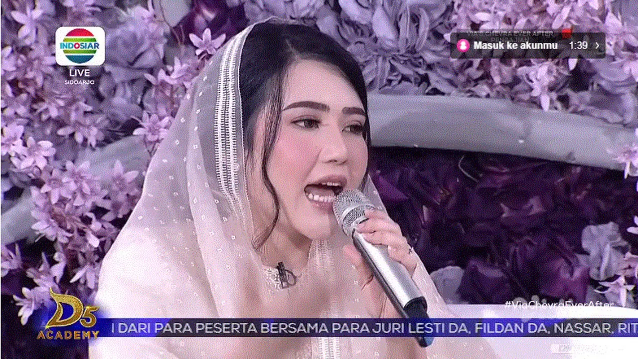 Via Vallen gelar pengajian jelang pernikahannya dengan Chevra Yolandi