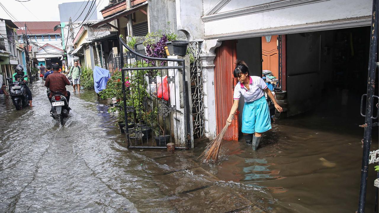 Banjir di Jakarta belum surut
