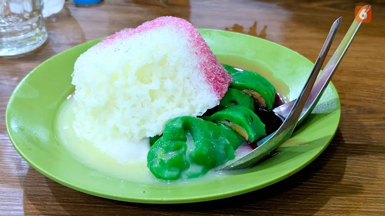 Es pisang ijo