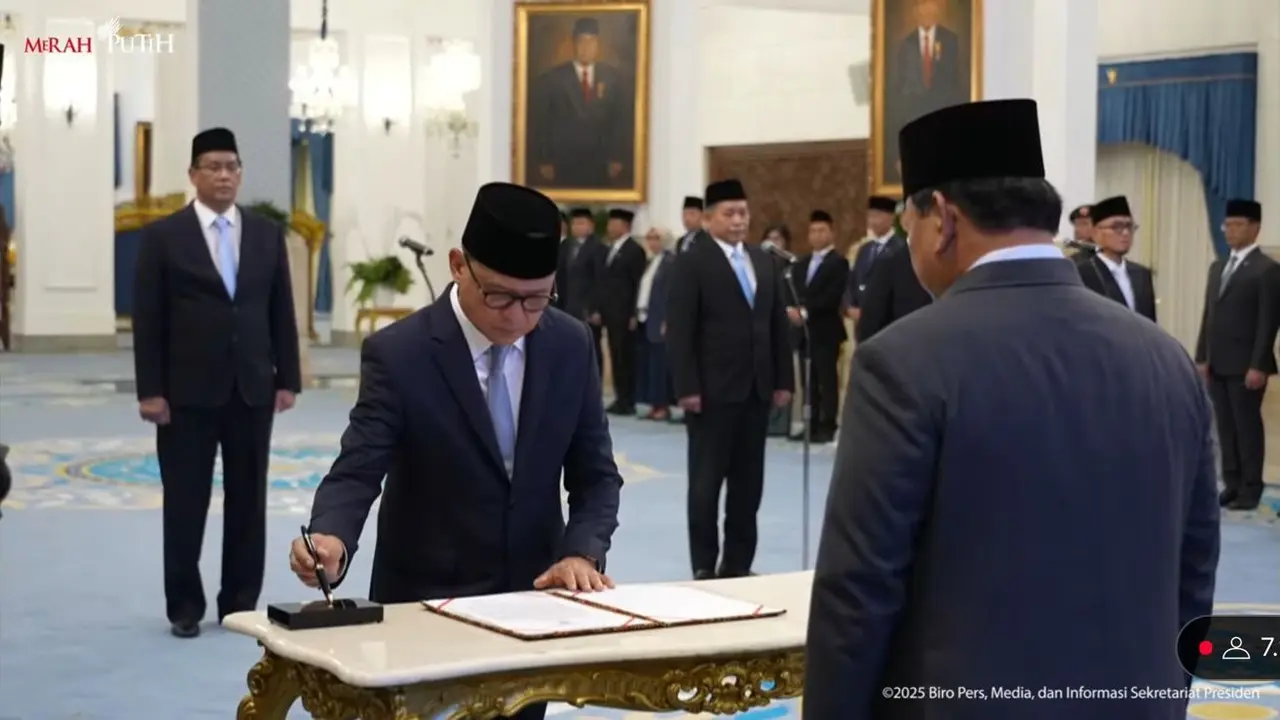 Mukhtarudin resmi dilantik sebagai Menteri Perlindungan Pekerja Migran Indonesia (P2MI).