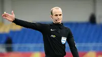 Adham Mohammad Makhadmeh, wasit asal Yordania yang memimpin laga Timnas Vietnam U-23 kontra Brunei Darussalam di kualifikasi Piala AFC U-23 2019 (22/3/2019). (Bola.com/Dok. AFC)