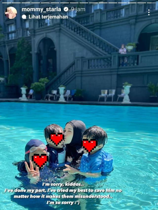 Unggahan Inara Rusli. (Foto: Dok. Instagram @mommy_starla)