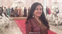 Keseruan Aktris Yenni Ermella Menghadiri Resepsi Pernikahan Kaesang Pangarep di Solo, Kaki Lecet tapi Tetap Enjoy Bareng Sahabat