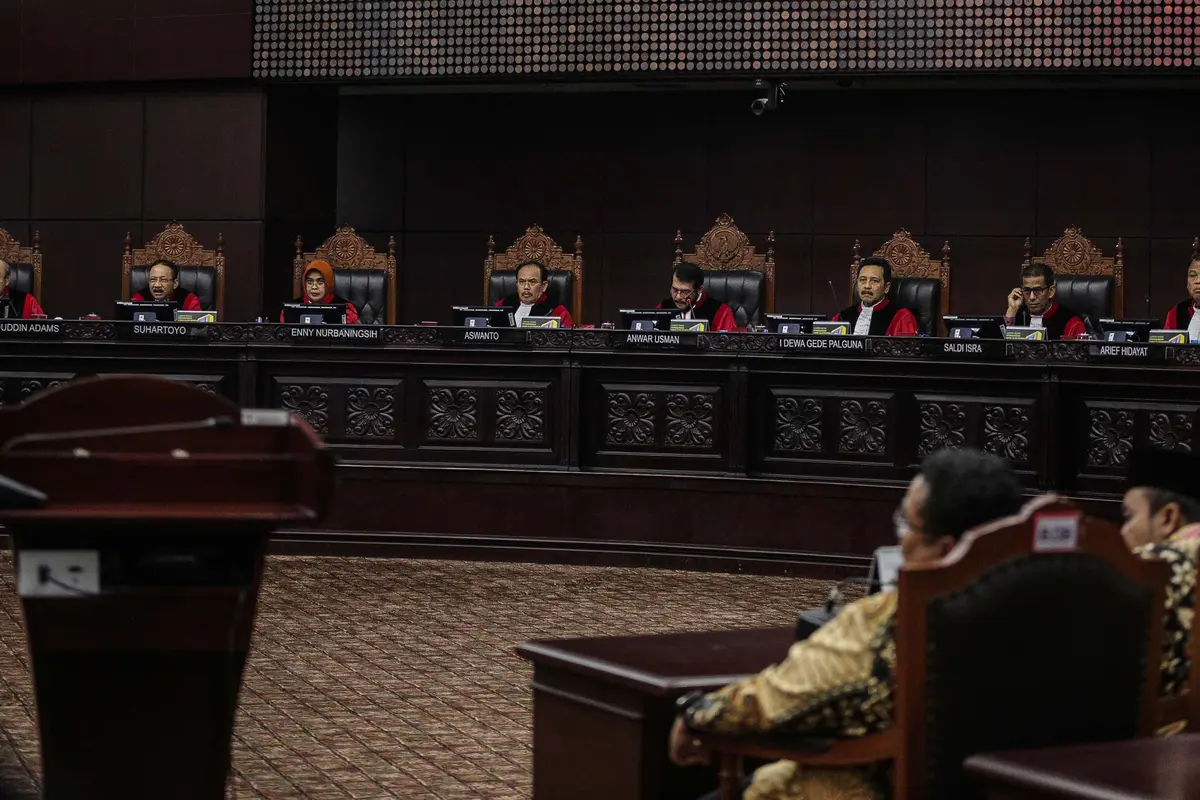 Pembukaan Sidang Putusan MK