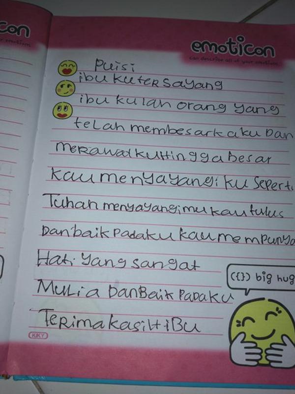 6 Puisi Anak SD untuk Orang Tua Ini Bikin Senyum (sumber: Twitter.com/geb0nk)