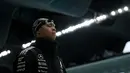 Perenang Indonesia, Jason Donovan berkonsentrasi sebelum berenang pada nomor 50 meter gaya bebas putra dalam Kejuarnas Akuatik Indonesia 2026 di Stadion Akuatik Gelora Bung Karno, Senayan, Jakarta, Jumat (01/05/2026). (Bola.com/Bagaskara Lazuardi)