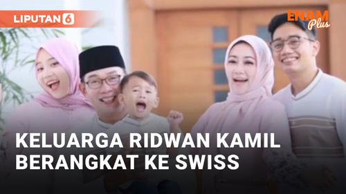 VIDEO: Keluarga Ridwan Kamil Berangkat ke Swiss, Bantu Pencarian Eril