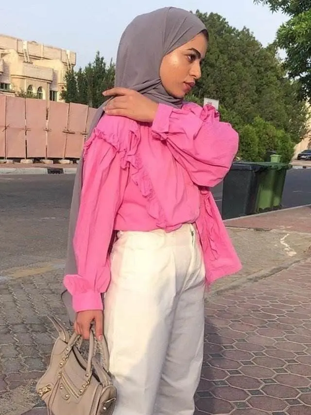 atasan warna pink 1