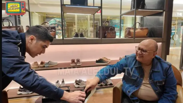 Al Ghazali Dibelikan Selop untuk Akad Nikah di Butik Milik Irwan Mussry, Berapa Harganya?  foto: Youtube MAIA ALELDUL TV