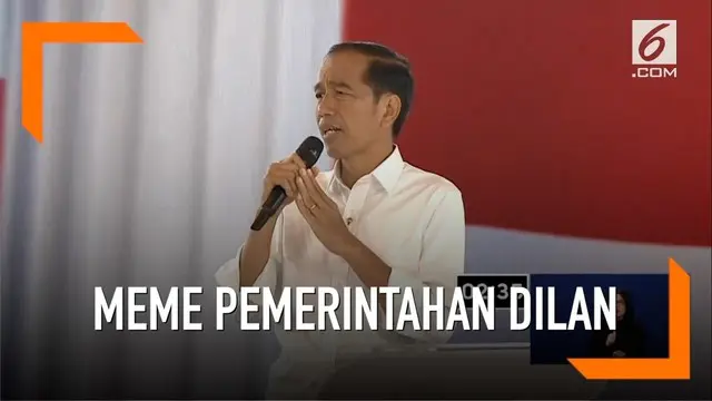 Setelah Jokowi mempopulerkan pemerintahan 'Dilan' saat debat capres, banyak meme bermunculan di media sosial.