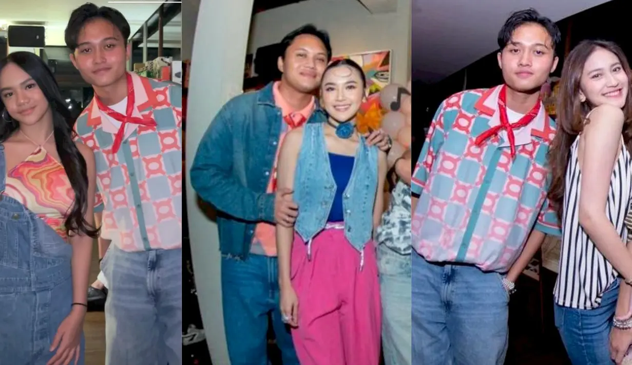 <p>Deretan selebriti menghadiri pesta ultah Rizwan mengenakan outfit retro yang identik dengan bold prints and patterns. [@rizwanfadilah.a.s]</p>