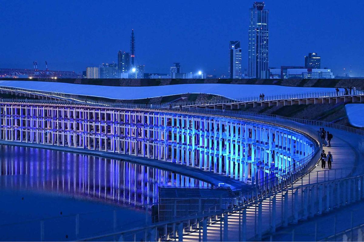 FOTO: Melihat Bangunan Struktur Kayu Terbesar di Dunia pada Perhelatan World Expo Osaka 2025