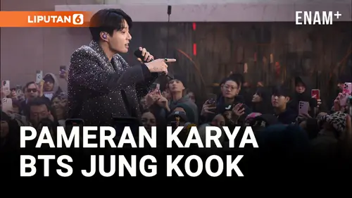 VIDEO: Pameran BTS Jung Kook di New York Soroti Pakaian, Penghargaan, dan Momen-Momennya