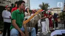Warga Jakarta bisa menikmati lantunan musik Natal yang khidmat sambil menikmati pemandangan di Jakarta. (Liputan6.com/Angga Yuniar)