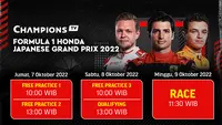 Jadwal dan Live Streaming F1 GP Jepang 2022 di Vidio, 7-9 Oktober 2022. (Sumber : dok. vidio.com)