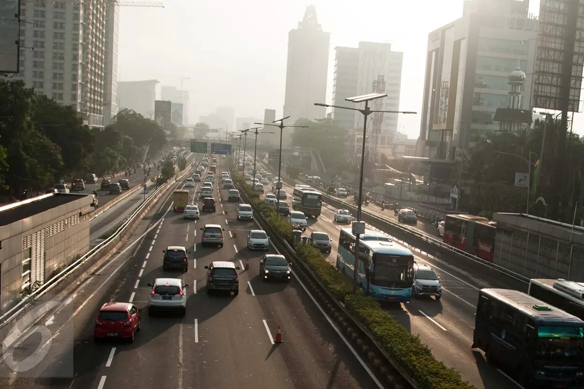 20170213-Pemberlakuan Contraflow di Cawang - Semanggi-Jakarta