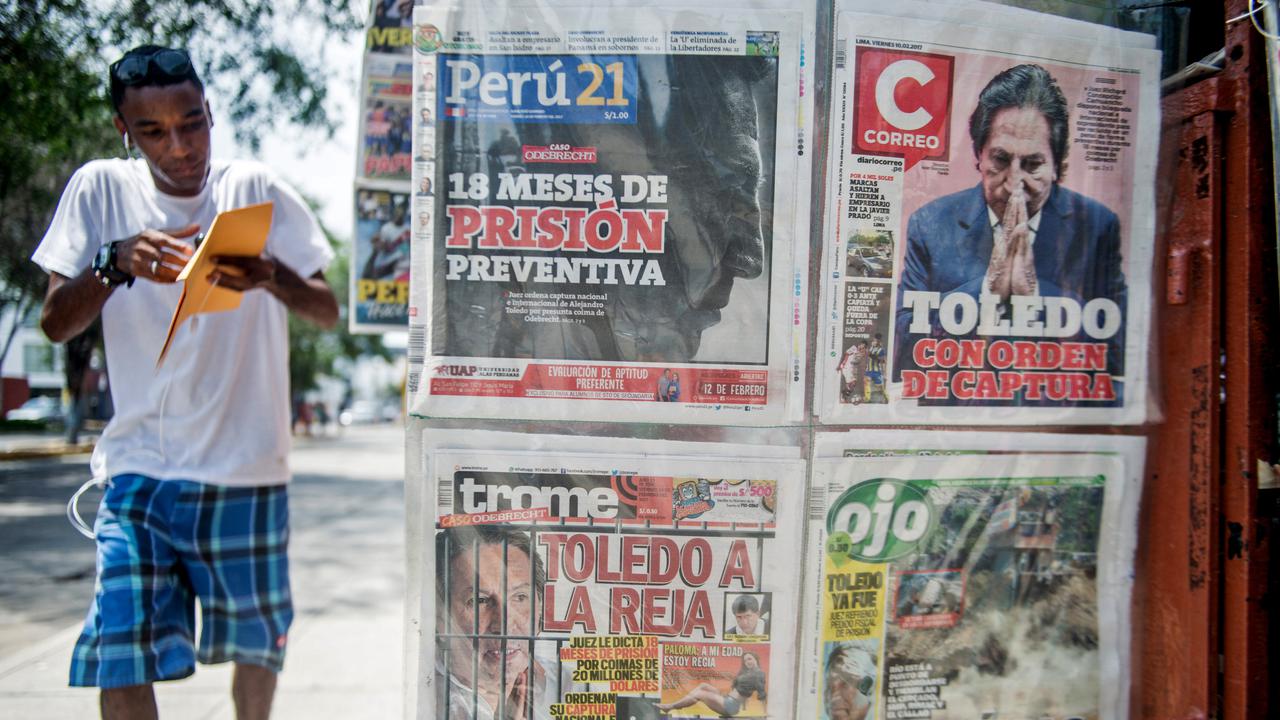 20170210-Peru Perintahkan Penangkapan Mantan Presiden atas Dugaan Suap-Lima