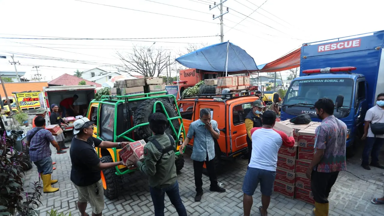Suasana dapur umum di Puskesmas Sayung 1 Kabupaten Demak