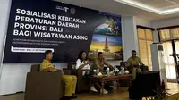 Jelang Bali Terapkan Pungutan Pajak Wisman, Kemenparekraf Tekankan Pentingnya Sosialisasi dalam Bingkai Narasi Positif.&nbsp; foto: dok. Kemenparekraf