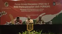 Forkopi  menggelar kegiatan Focus Group Discussion (FGD) ketiga, membahas membahas berbagai isu-isu penting tentang RUU Perkoperasian di Banyuwangi, Kamis 29 Agustus 2024. (Istimewa)