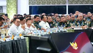Mendagri Hadiri Taklimat Presiden ke 800 Perwira Tinggi TNI-Polri