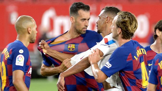 Barcelona Imbang Lagi Sergio Busquest Beri Sinyal Lempar Handuk