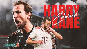 Bayern Munchen - Ilustrasi Harry Kane (Bola.com/Adreanus Titus)