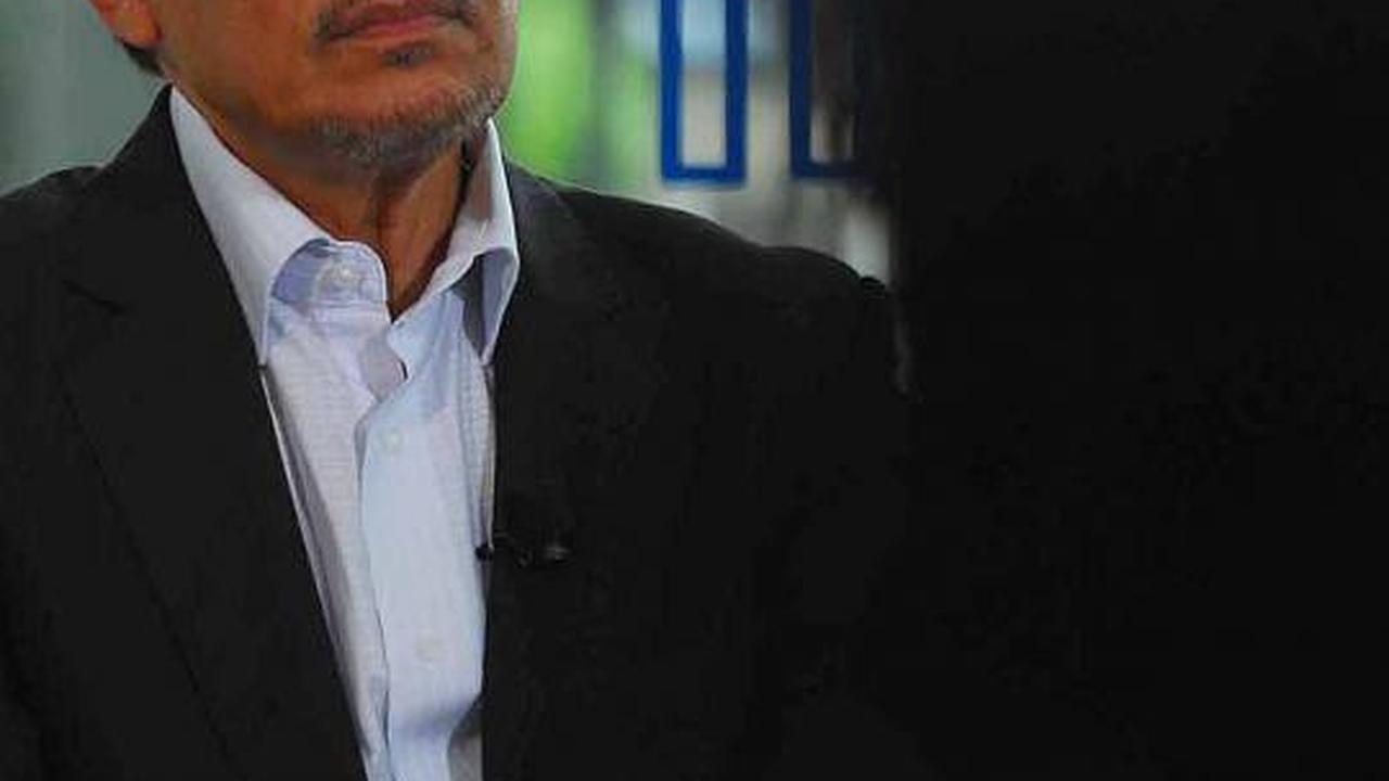 Potret wajah pemimpin oposisi Malaysia Anwar Ibrahim